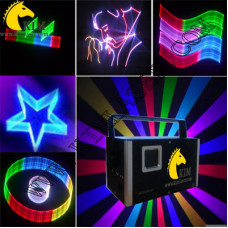 2W ILDA 2D/3D/SD card laser RGB light