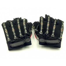 A pair of LED luminous disco light gloves