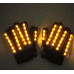 A pair of LED luminous disco light gloves