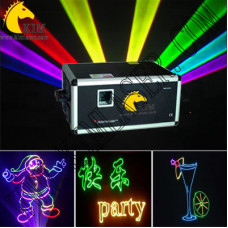 6W TTL ILDA RGB laser with SD card