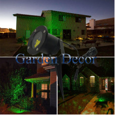 Static Single Green Garden Laser Projector with RF remote