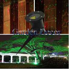 Red&Green Static Garden Laser Christmas Light